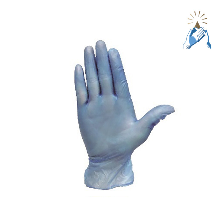 蓝色PVC手套